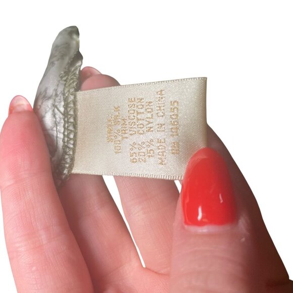 Gold Hawk Green Lace Racerback Silk Cami Top Medium NWT $216 - Picture 3 of 6